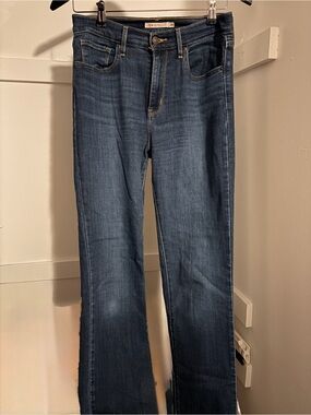 Levi's Dark Indigo Flare Jeans